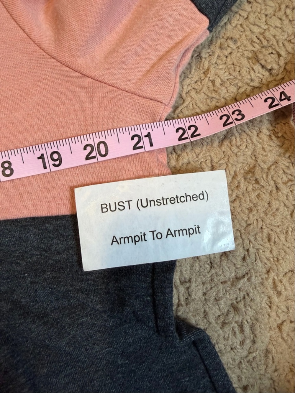 Bearsland | Nursing Hidden Zippers Hoodie Pink Gray Women's Size Large - Picture 14 of 15
